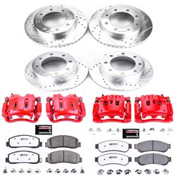 PowerStop Z36 Truck and Tow Brake Upgrade Kits with Calipers for 2010-2011 F-250 SUPER DUTY, F-350 SUPER DUTY - KC5575-36