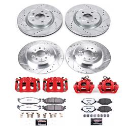 PowerStop Z36 Truck and Tow Brake Upgrade Kits with Calipers for 2011-2019 EXPLORER, 2012-2019 FLEX, 2013-2019 TAURUS - KC5584-36