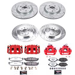 PowerStop Z36 Truck and Tow Brake Upgrade Kits with Calipers for 2011-2012 MKS - KC5584A-36