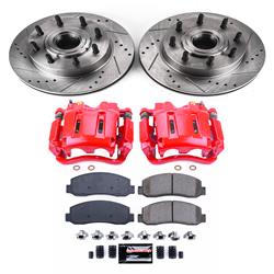 PowerStop Z23 Evolution Sport Brake Upgrade Kits with Calipers for 2007-2008 F-250 SUPER DUTY, 2007-2010 F-350 SUPER DUTY - KC5585