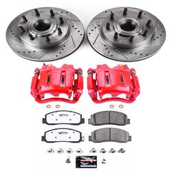 PowerStop Z36 Truck and Tow Brake Upgrade Kits with Calipers for 2009-2011 F-250 SUPER DUTY, 2010-2011 F-350 SUPER DUTY - KC5588-36