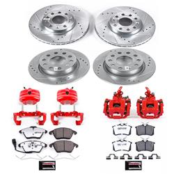 PowerStop Z26 Street Warrior Brake Upgrade Kits with Calipers for 2013 BEETLE - KC5749A-26