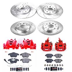 PowerStop Z23 Evolution Sport Brake Upgrade Kits with Calipers for 2012-2015 PASSAT - KC5803
