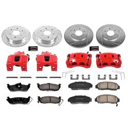 PowerStop Z23 Evolution Sport Brake Upgrade Kits with Calipers for 2012-2015 ARMADA, 2011-2015 TITAN - KC5822