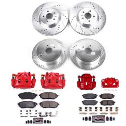 PowerStop Z23 Evolution Sport Brake Upgrade Kits with Calipers for 2010-2014 LEGACY, OUTBACK - KC5830