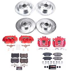 PowerStop Z23 Evolution Sport Brake Upgrade Kits with Calipers for 2010-2014 GENESIS - KC5845