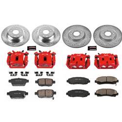 PowerStop Z23 Evolution Sport Brake Upgrade Kits with Calipers for 2009-2014 TL - KC5856