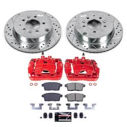PowerStop Z23 Evolution Sport Brake Upgrade Kits with Calipers for 2007-2012 CX-7 - KC5876
