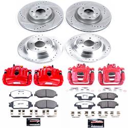PowerStop Z26 Street Warrior Brake Upgrade Kits with Calipers for 2010-2011 GENESIS - KC5923-26