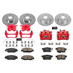 PowerStop Z23 Evolution Sport Brake Upgrade Kits with Calipers for 2011-2012 ACCORD - KC5934