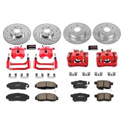 PowerStop Z23 Evolution Sport Brake Upgrade Kits with Calipers for 2011 ACCORD - KC5935