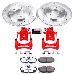 PowerStop Z26 Street Warrior Brake Upgrade Kits with Calipers for 2012 MUSTANG - KC5941-26