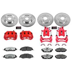 PowerStop Z26 Street Warrior Brake Upgrade Kits with Calipers for 2011-2014 MUSTANG - KC5943-26