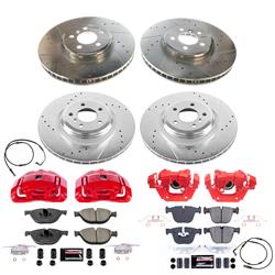 PowerStop Z23 Evolution Sport Brake Upgrade Kits with Calipers for 2009 750I, 750LI - KC6013