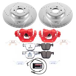 PowerStop Z26 Street Warrior Brake Upgrade Kits with Calipers for 2009 750I, 750LI - KC6014-26