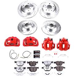 PowerStop Z26 Street Warrior Brake Upgrade Kits with Calipers for 2011-2012 335I XDRIVE - KC6059-26