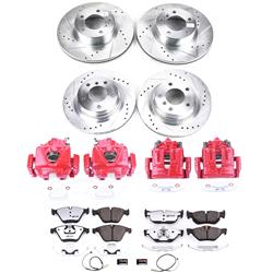 PowerStop Z26 Street Warrior Brake Upgrade Kits with Calipers for 2011-2013 328I - KC6072-26