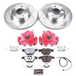 PowerStop Z26 Street Warrior Brake Upgrade Kits with Calipers for 2011-2013 328I - KC6073A-26