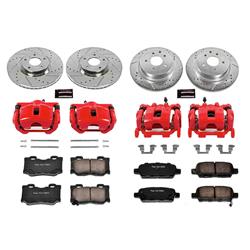 PowerStop Z23 Evolution Sport Brake Upgrade Kits with Calipers for 2009-2014 MAXIMA - KC6075