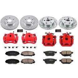 PowerStop Z23 Evolution Sport Brake Upgrade Kits with Calipers for 2011-2016 TC - KC6076