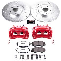 PowerStop Z26 Street Warrior Brake Upgrade Kits with Calipers for 2017-2020 86, 2013-2020 BRZ, 2013-2016 FR-S - KC6082A-26