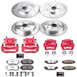 PowerStop Z26 Street Warrior Brake Upgrade Kits with Calipers for 2013-2014 LEGACY, OUTBACK - KC6083A-26