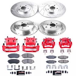 PowerStop Z23 Evolution Sport Brake Upgrade Kits with Calipers for 2013-2014 LEGACY, OUTBACK - KC6083A