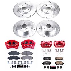 PowerStop Z23 Evolution Sport Brake Upgrade Kits with Calipers for 2012-2015 PILOT - KC6084