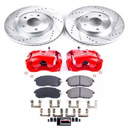 PowerStop Z23 Evolution Sport Brake Upgrade Kits with Calipers for 2017-2018 SENTRA - KC6094