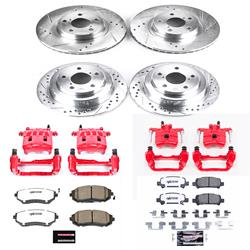 PowerStop Z26 Street Warrior Brake Upgrade Kits with Calipers for 2002-2003 IMPREZA - KC6109-26