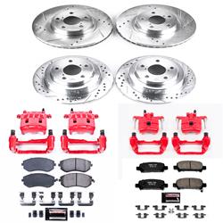 PowerStop Z23 Evolution Sport Brake Upgrade Kits with Calipers for 2002-2003 IMPREZA - KC6109