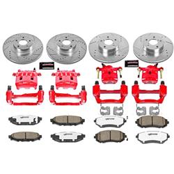 PowerStop Z26 Street Warrior Brake Upgrade Kits with Calipers for 2008-2010 IMPREZA - KC6110-26