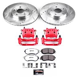 PowerStop Z23 Evolution Sport Brake Upgrade Kits with Calipers for 2011-2016 IMPREZA - KC6111