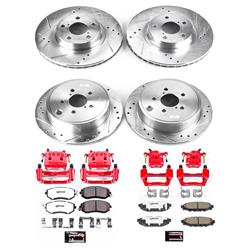 PowerStop Z26 Street Warrior Brake Upgrade Kits with Calipers for 2011 IMPREZA - KC6112-26