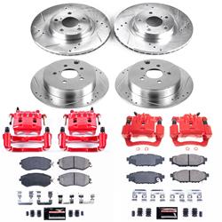 PowerStop Z23 Evolution Sport Brake Upgrade Kits with Calipers for 2012-2016 IMPREZA - KC6113