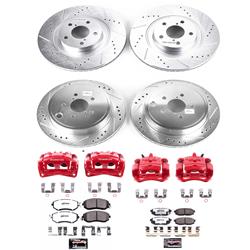PowerStop Z26 Street Warrior Brake Upgrade Kits with Calipers for 2017-2020 86, 2013-2020 BRZ, 2013-2016 FR-S - KC6164-26
