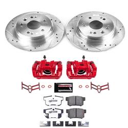 PowerStop Z26 Street Warrior Brake Upgrade Kits with Calipers for 2002-2004 CR-V - KC6172-26