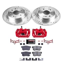 PowerStop Z23 Evolution Sport Brake Upgrade Kits with Calipers for 2002-2004 CR-V - KC6172