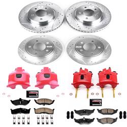 PowerStop Z23 Evolution Sport Brake Upgrade Kits with Calipers for 1998-2004 CONCORDE, INTREPID - KC6177