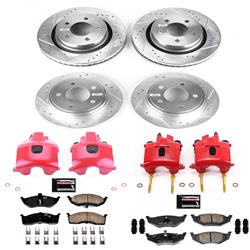 PowerStop Z23 Evolution Sport Brake Upgrade Kits with Calipers for 2000-2004 CONCORDE, INTREPID - KC6178