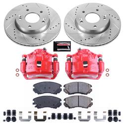 PowerStop Z23 Evolution Sport Brake Upgrade Kits with Calipers for 2010-2011 SOUL - KC6309