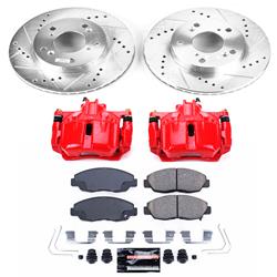 PowerStop Z23 Evolution Sport Brake Upgrade Kits with Calipers for 2012-2015 CIVIC - KC6319