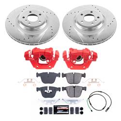 PowerStop Z23 Evolution Sport Brake Upgrade Kits with Calipers for 2010-2015 550I GT, 2010-2017 550I GT XDRIVE - KC6416