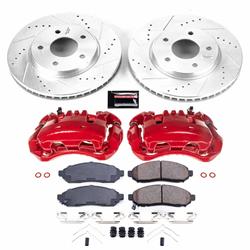 PowerStop Z23 Evolution Sport Brake Upgrade Kits with Calipers for 2015-2018 CITY EXPRESS, 2011-2014 LEAF, 2013-2018 NV200 - KC6492