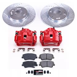 PowerStop Z23 Evolution Sport Brake Upgrade Kits with Calipers for 2011-2016 ELANTRA, 2013-2014 ELANTRA COUPE - KC6503