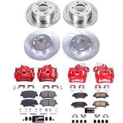 PowerStop Z23 Evolution Sport Brake Upgrade Kits with Calipers for 2011-2016 ELANTRA, 2013-2014 ELANTRA COUPE - KC6504