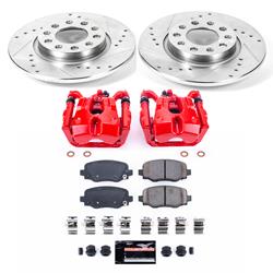 PowerStop Z23 Evolution Sport Brake Upgrade Kits with Calipers for 2015-2017 200, 2014-2020 CHEROKEE - KC6543