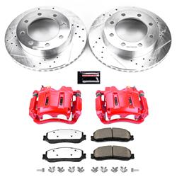 PowerStop Z36 Truck and Tow Brake Upgrade Kits with Calipers for 2012 F-250 SUPER DUTY, F-350 SUPER DUTY - KC6545-36