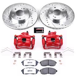 PowerStop Z26 Street Warrior Brake Upgrade Kits with Calipers for 1996-1999 I30, 1989-1999 MAXIMA - KC660-26