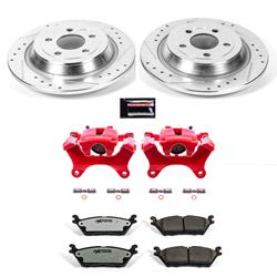 PowerStop Z36 Truck and Tow Brake Upgrade Kits with Calipers for 2015-2017 F-150 - KC6814-36